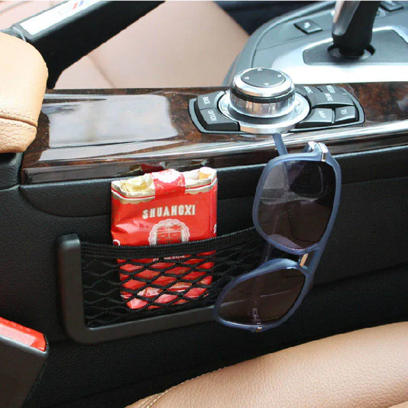 

Organizer New Car Universal Resilient Seat Storage Net Bag Holder Pocket Organizer