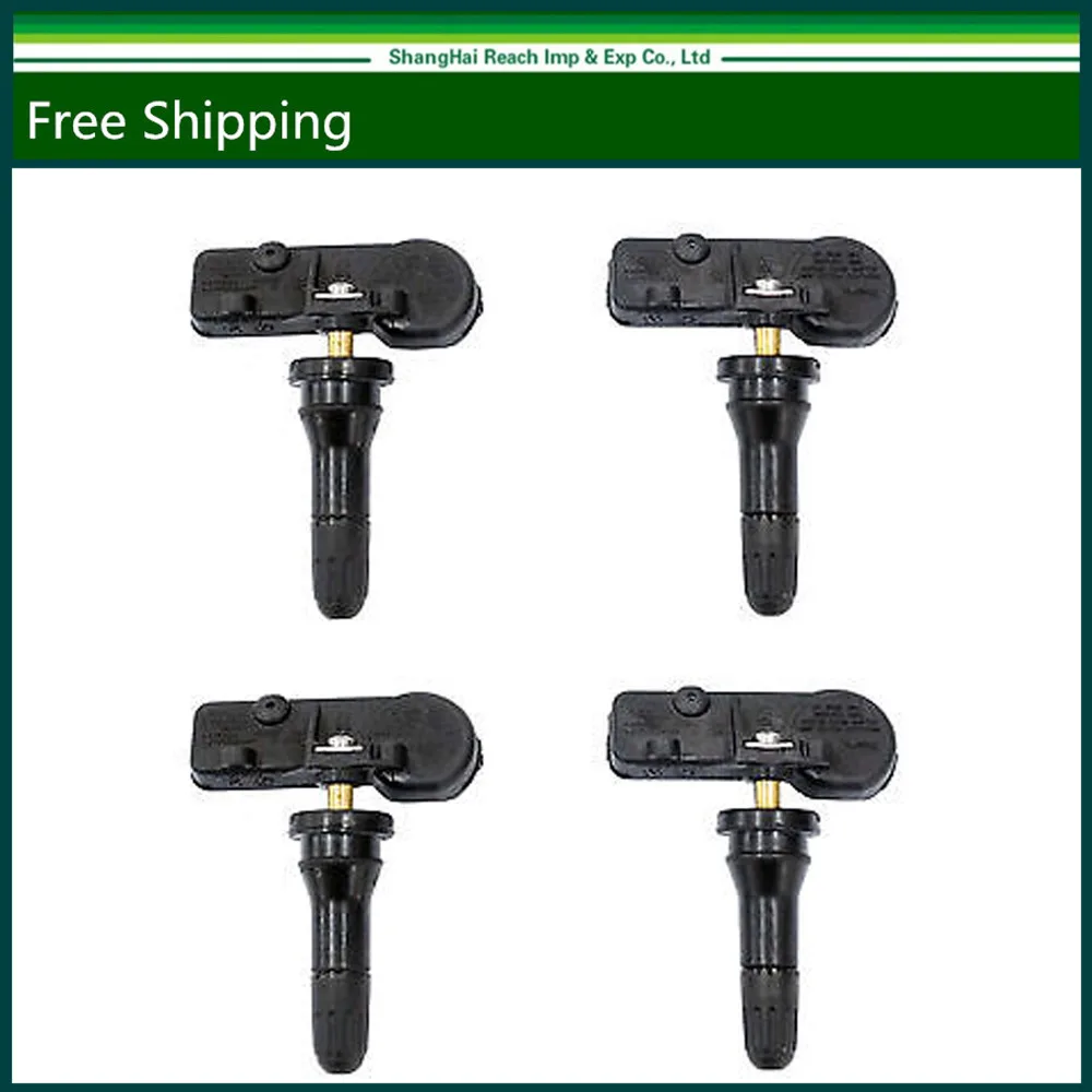 e2c Set of 4 New Tire Pressure Monitoring Sensor For Ford C Max E 250 F