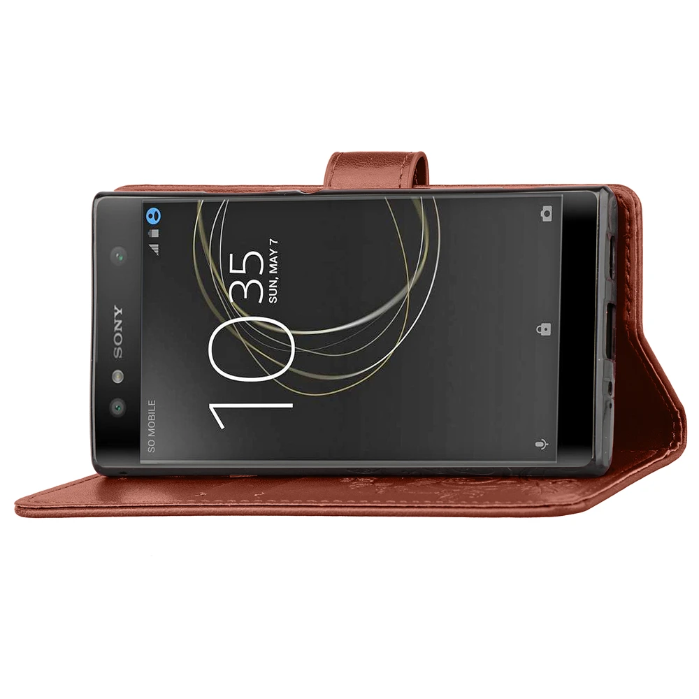 Флип чехол EXUNTON для sony XZ2 Premium/XZ2 Compact/XA3 Ultra из искусственной кожи флип с подставкой