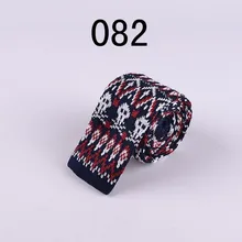 Уникальные мужские повседневные Вязаные Галстуки вечерние Вязаный Галстук с рисунком черепа