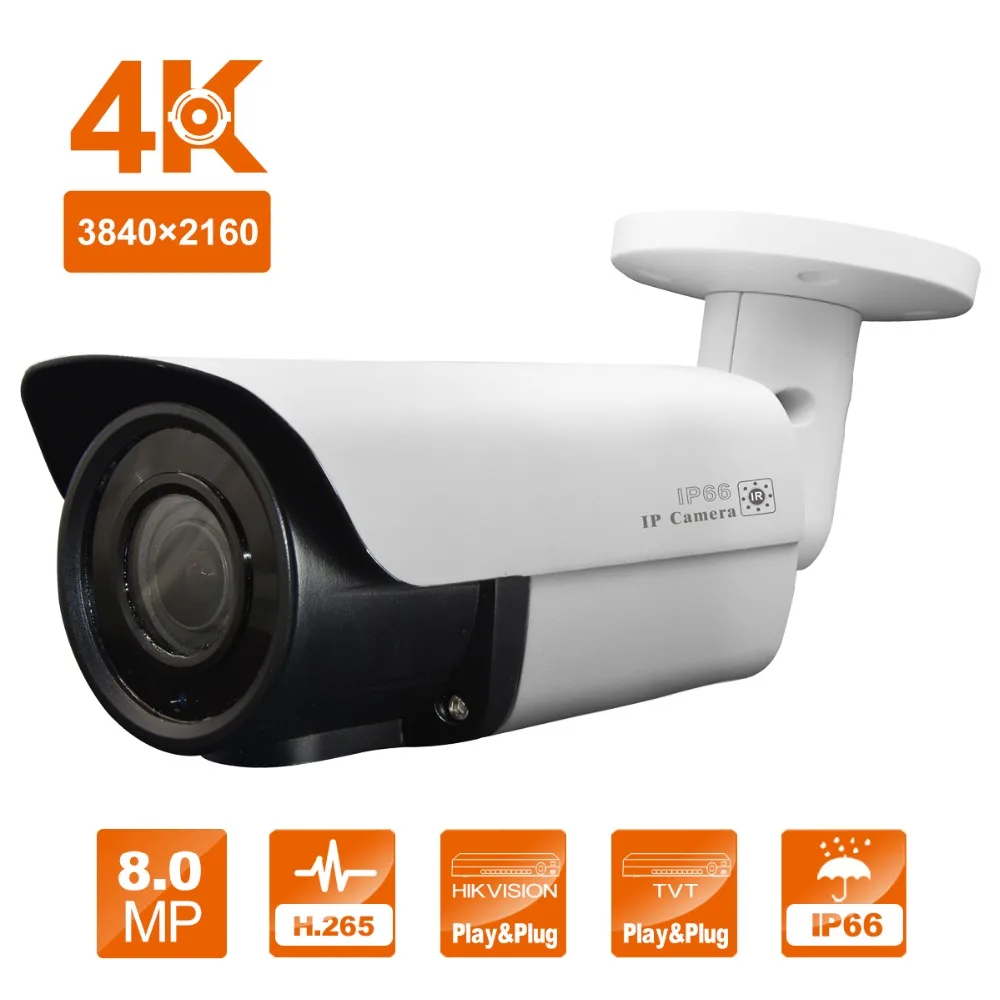 

8MP PoE Security Camera Mini IP Camera ONVIF Waterproof Motion Detection Alarm Wonderful night vision cctv camera