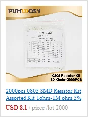 100 шт. 10 мкФ X5R ошибка 10% 10 В 0805 106 SMD пленка толщиной чип Многослойные Керамика конденсатор