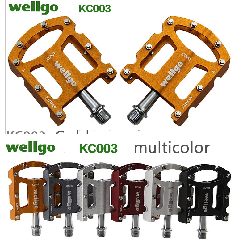 

WELLGO KC003 City Bike Pedals Sealed Bearing Pedals 9/16'' bmx cycling cycle pedal ultralight bicycle mountain bike ultralight