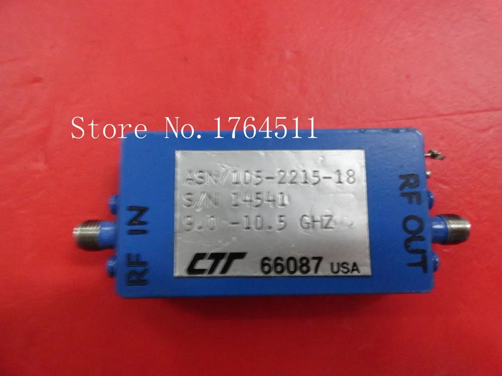 

[BELLA] CTT ASN/105-2215-18 9-10.5GHZ 24V SMA supply amplifier