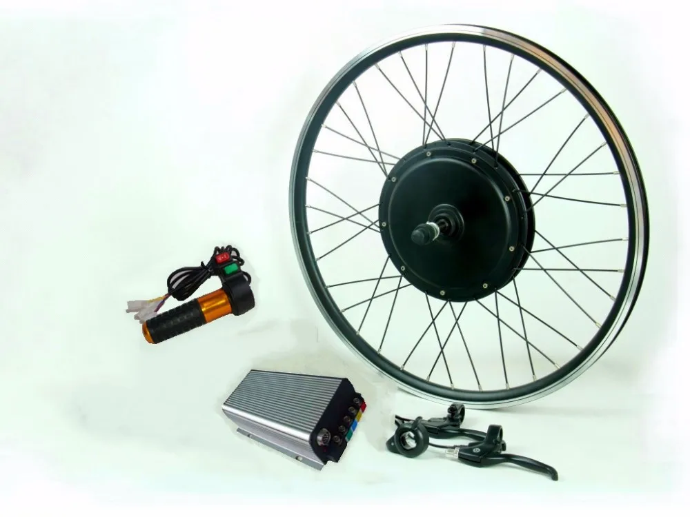 Cheap 120Kph 96V 3000W  electric bike conversion kit with 45H magnets 3000W motor,sine wave controller for rear electric bicycle 11