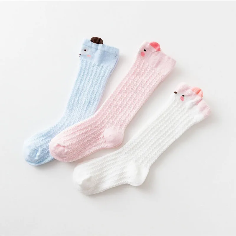 Симпатичные Детские носочки с рисунками животных для маленьких мальчиков Гольфы для девочек хлопок для детей младенцев гетры Sokken От 1 до 3 лет