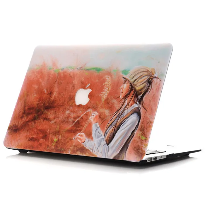 Уникальный милый чехол с радужным цветком для Macbook Air 11 13 Mac book Pro 15 Retina New retina 12
