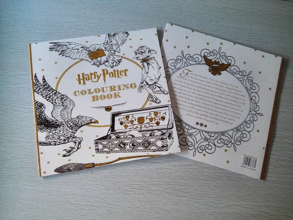 Download Harry Potter Coloring Book ; books for Children adult secret garden Series Kill Time Painting ...