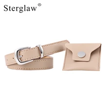 

Summer women's high waist envelope belt 2018 NEW woman's white gold waist belt for woman dress female belts ceinture femme N040