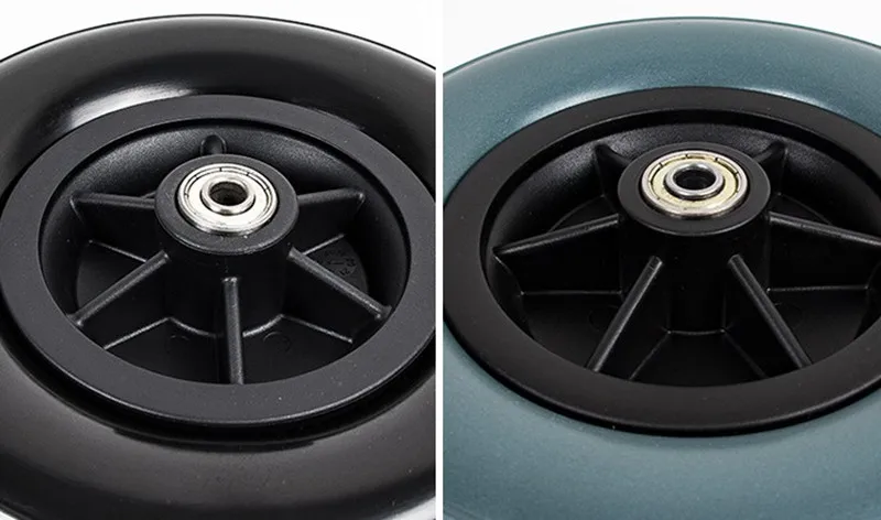 Electric Wheelchair Special Small Front Wheel Solid PU Tire 8 Inch Solid Wheels 2 Piece