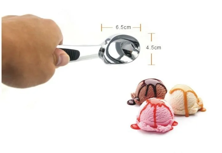 1 шт. цинкового сплава Мател цинкового сплава совок для мороженного высокого качества круглая формочка для мороженого кухонные инструменты