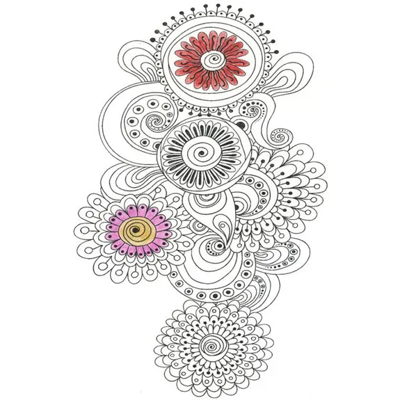 Meditation Moment Coloring Book Secret Garden Relieve Stress Kill Time Art Design Graffiti Painting Drawing Books For Adult Kids In From Office