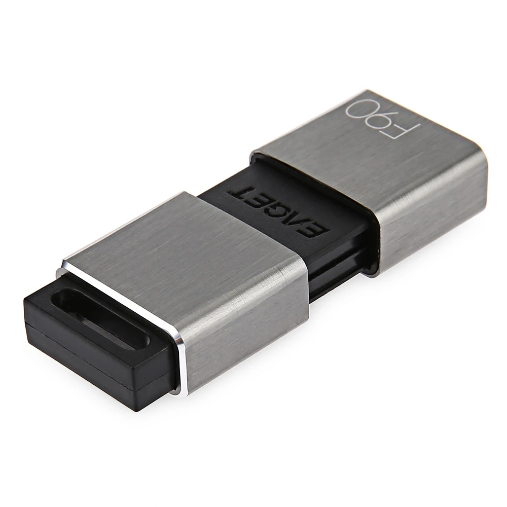 Eaget F90 USB 3,0 U диск памяти устройство хранения 16 ГБ 32 ГБ 64 Гб 128 ГБ 256 ГБ USB 3,0 Высокоскоростная металлическая Флешка для ПК ноутбука телефона