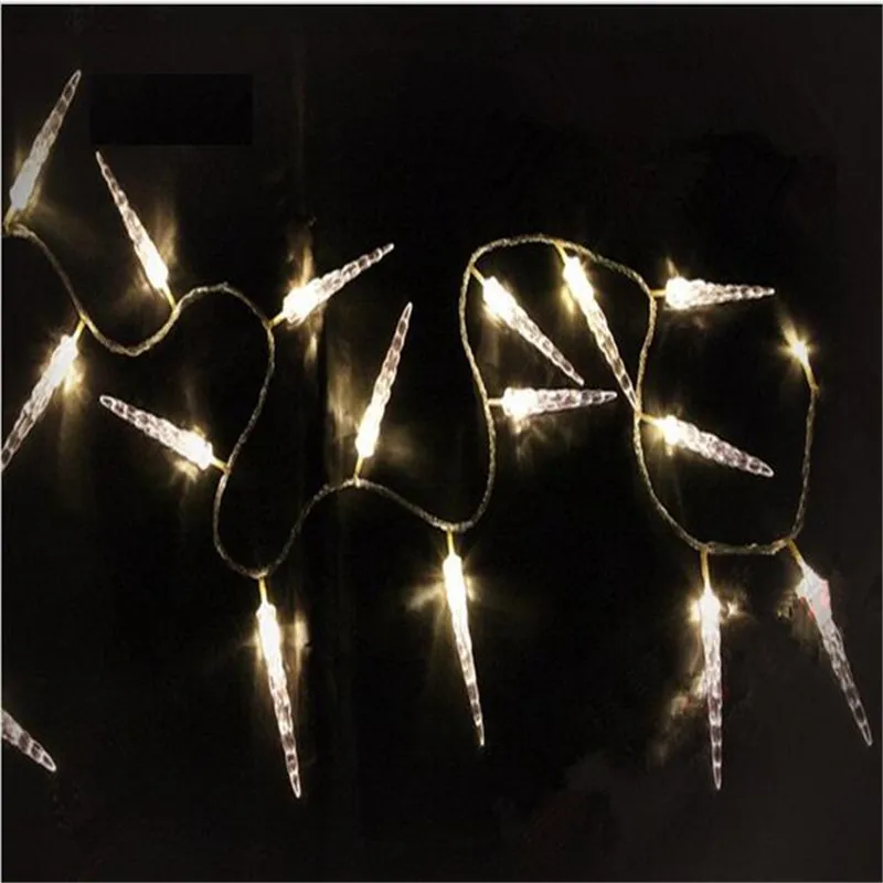 4M LED Icicle String Lights Christmas Fairy Lights New Year Xmas Home For Wedding/Party/Curtain/Garden Decoration 4M LED Icicle String Lights Christmas Fairy Lights New Year Xmas Home For Wedding/Party/Curtain/Garden Decoration