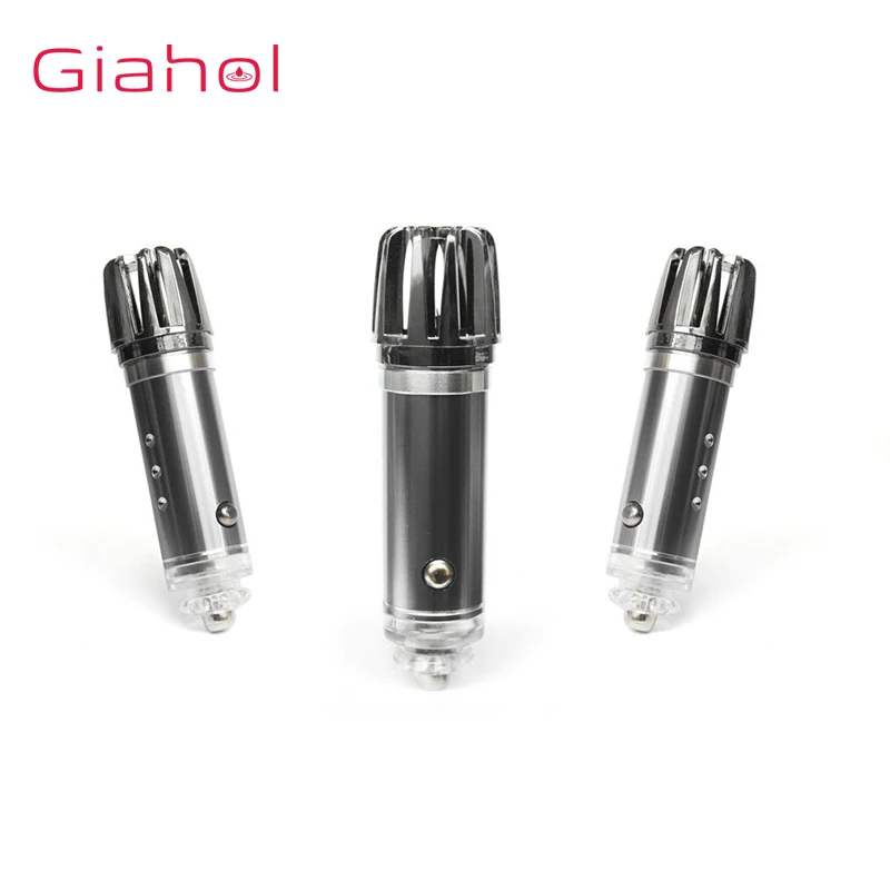 

GIAHOL Iones Negativos Car Air Purifier Ionizer Hot Selling Car Auto Parts for auto 12V Mini Portable Air Freshener Purple Gray