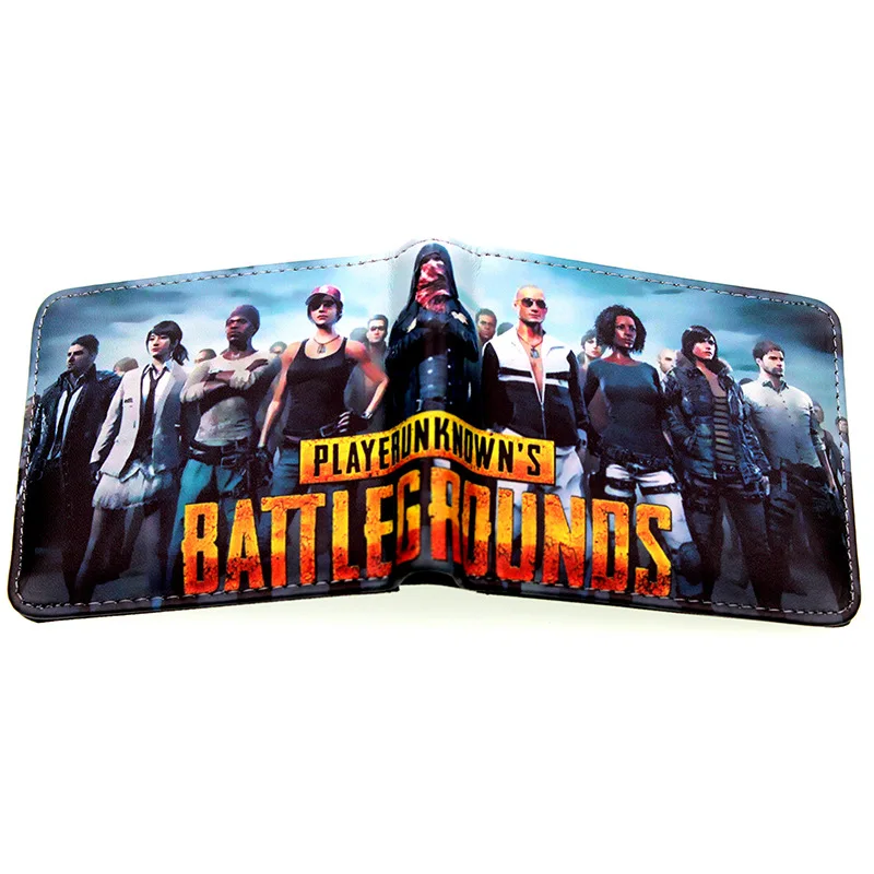 

2018 New pubg Wallets game Playerunknown's Battlegrounds PUBG Winner Chicken Dinner Purse Fold Card Holder Short Wallet