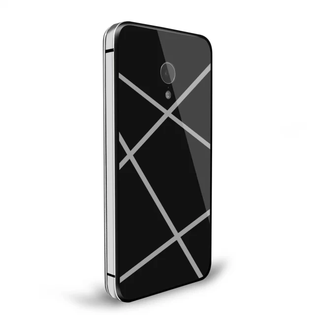Роскошный блестящий гладкий зеркальный чехол из закаленного стекла черного цвета с металлической рамкой для Meizu MX3 MX 3 Корпус Запасные части