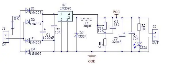 LM2596 стабилизаторы напряжения регулируемые точные понижающий модуль питания плата регулятор напряжения DIY Kit