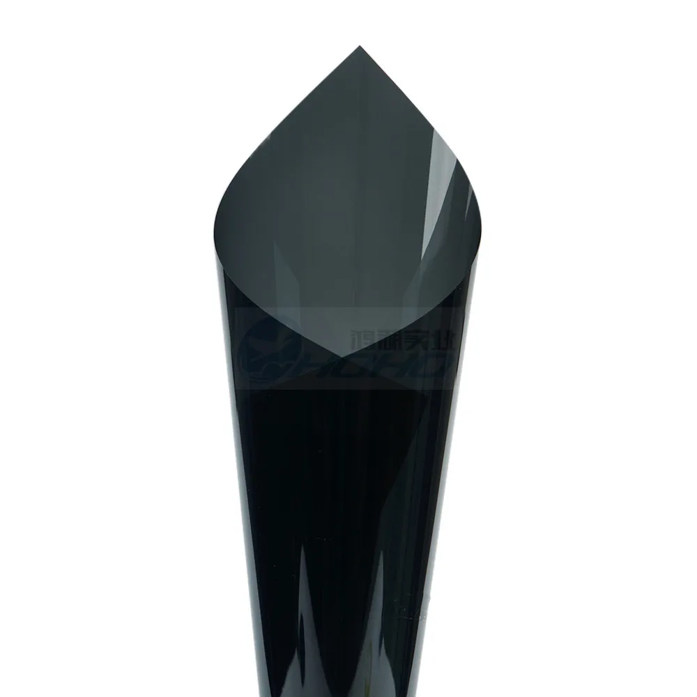Высокая теплоотдача анти-Scrach черная Тонировочная пленка для стекол 15% VLT нано керамическая оконная пленка HIR15100 1,52X15 M/5FTX50FT