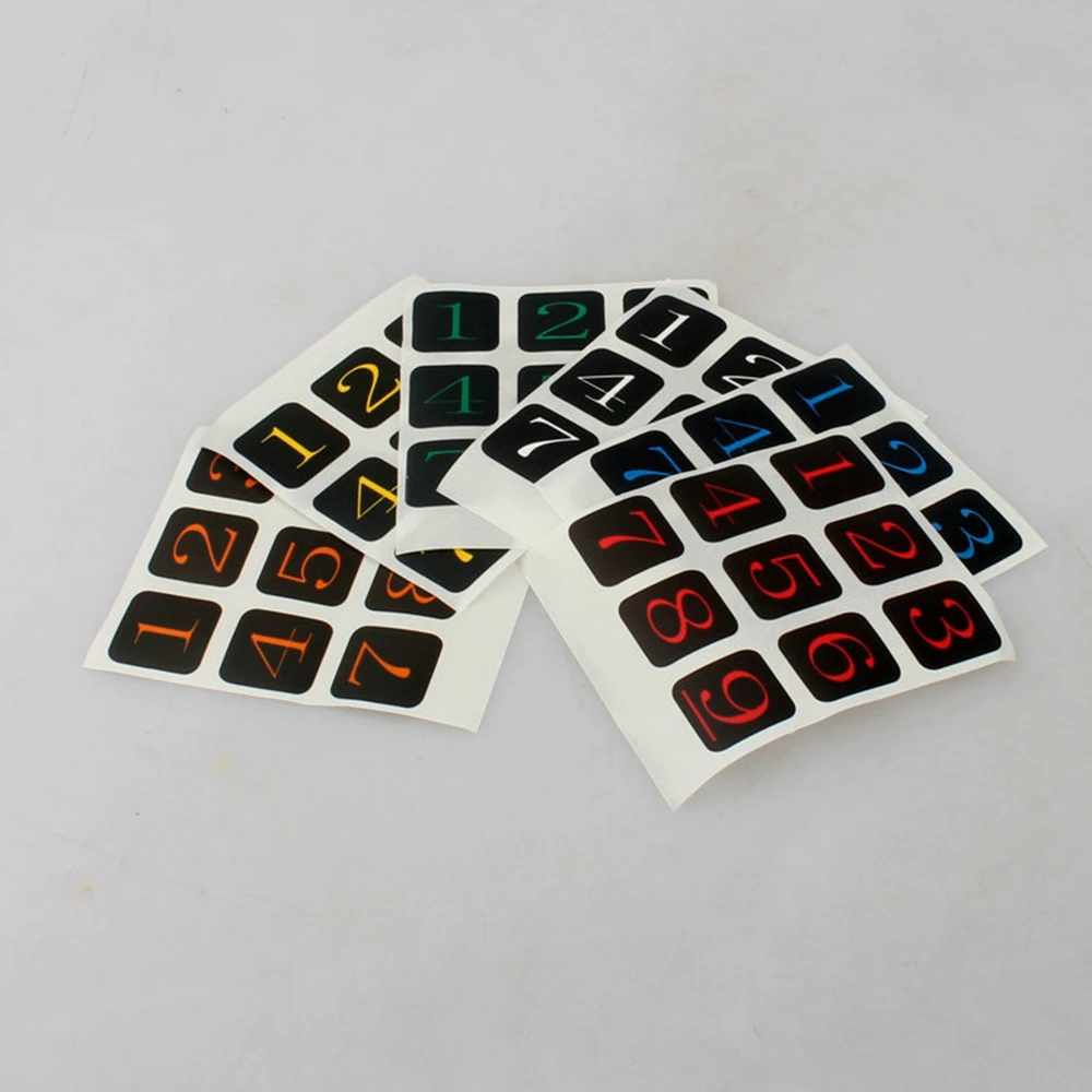 Cubetwist ABS DIY номер куб стикер для 57 мм 3x3x3 скорость волшебный головоломка кубики|cube