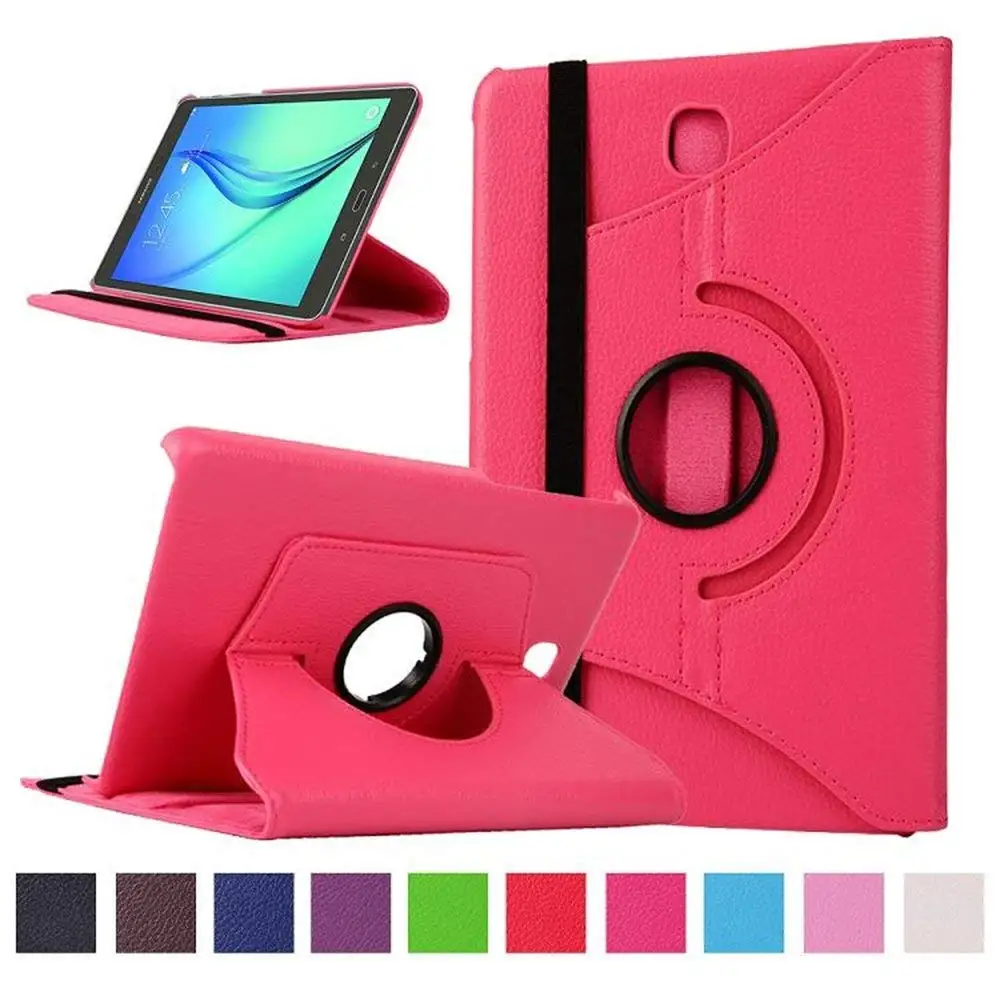 

Tab A 8.0 SM-T350 PU Leather Cover Case for Samsung Galaxy Tab A 8.0 T350 T355 P350 P355 Tablet 360 Degree Rotating Stand Holder