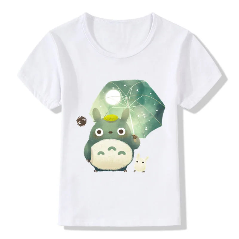 

2019 Children Anime My Neighbor Totoro Print Funny T-shirts Kids Summer Top Girls Boys Short Sleeve Clothes Baby T Shirt,ooo2143