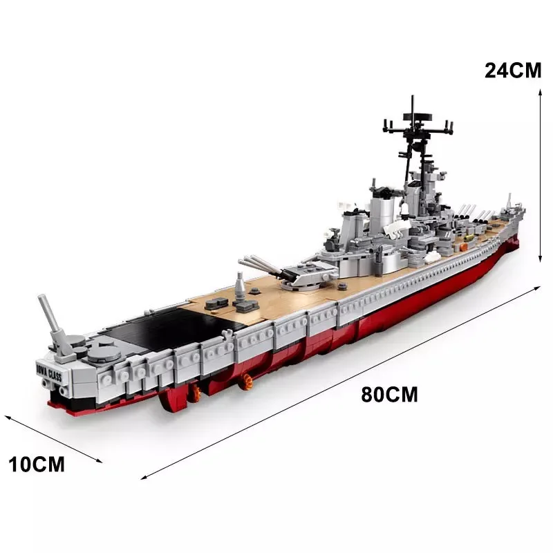 XINGBAO 06030 2631 шт. Военная серия Миссури набор линкоров конструкторных блоков