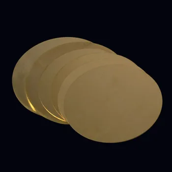 

1pcs thickness 1mm Brass disc Pure copper Cu plate piece diameter 50mm-200mm
