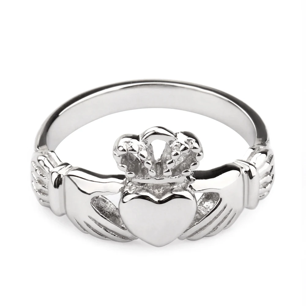 Somen Кольцо женское 925 пробы Серебряное кольцо Claddagh обручальное кольцо Обручальные кольца модные ювелирные изделия Femme Anillos De Plata 925