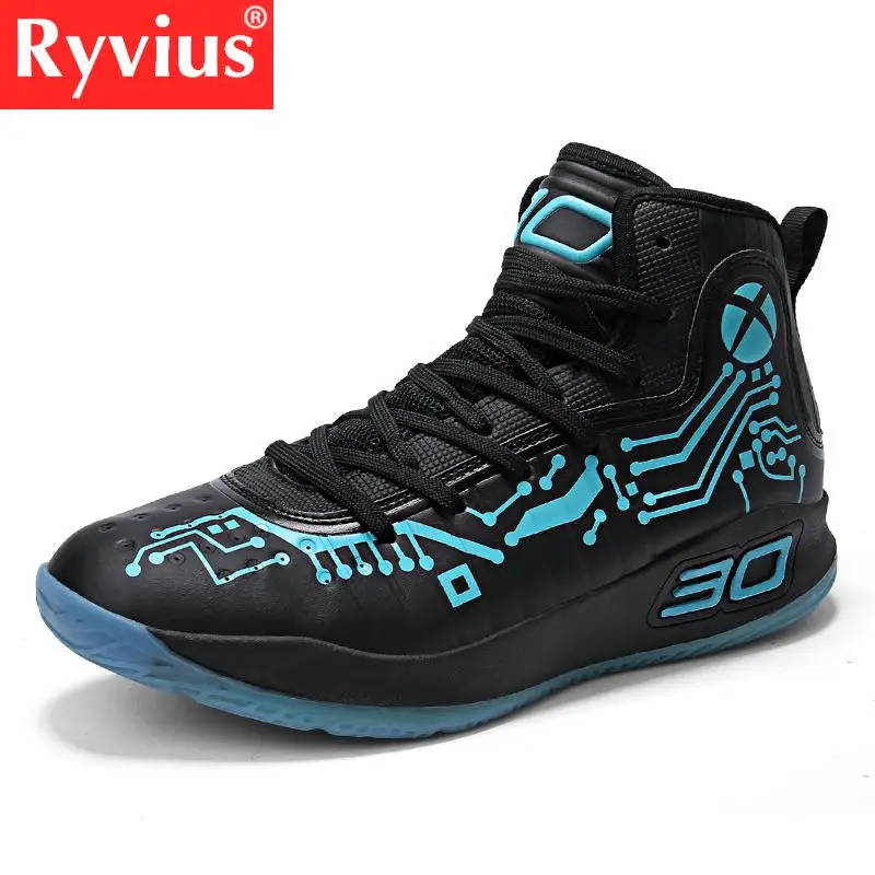 2019 جديد الأصلي عالية أعلى زوجين تنفس وسادة كرة السلة رياضية Zapatillas دي Baloncesto في الهواء الطلق الرياضية الرجال حجم 45
