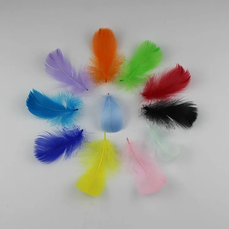 

50 Pcs 5-10CM Beautiful cheap Goose Feathers for DIY Jewelry Craft Making Wedding Party Decor Accessories Wedding Decoration