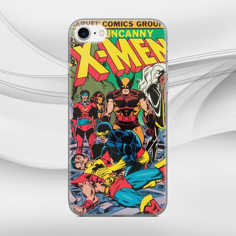 Герой комиксов Marvel Оболочка Чехол для iphone X XR XS MAX 5 5S SE 6 6S 7 8 9 Plus для iPod Touch 5 6 Чехол для телефона Coque Чехлы бамперы