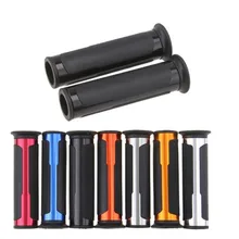 7 colores opcionales 7/8 22mm” motocicleta motocross apretones de manillar de goma universal para harley yamaha honda suzuki kawasaki ktm
