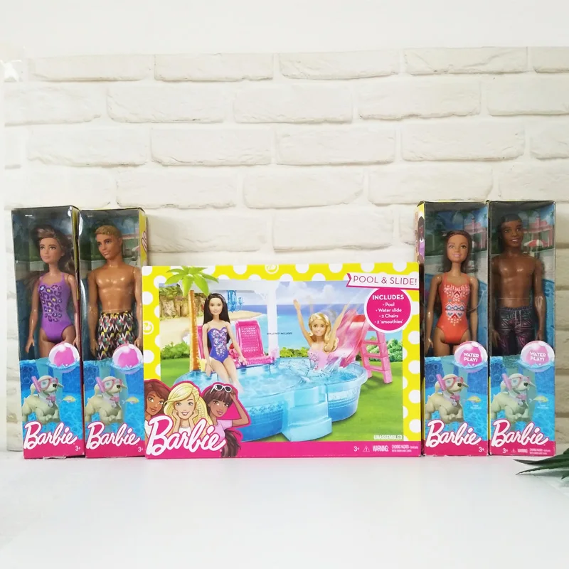 barbie swimming pool set