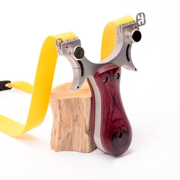 

High quality stainless steel slingshot catapult hunting with rubber band outdoor shooting game sling shot
