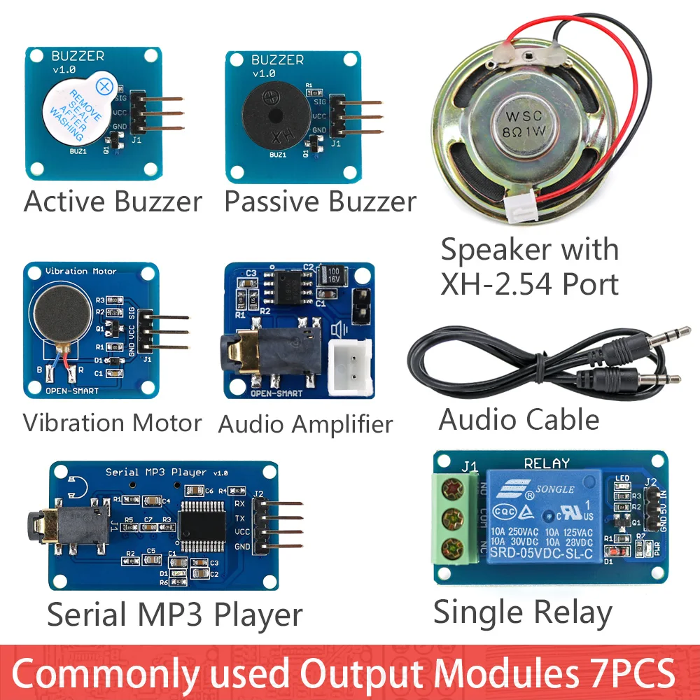 Rich UNO R3 Atmega328P Development Board Module Kit C Compatible with Arduino UNO R3,with MP3 RTC Temperature Touch Sensor
