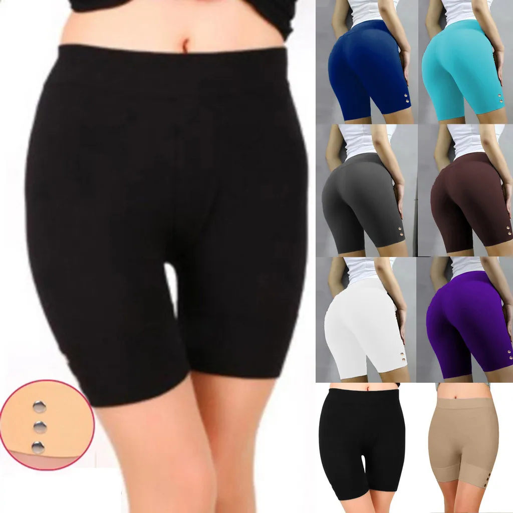 

leggings sport women fitness Basic Slip Bike Shorts Compression Workout Leggings Yoga Shorts Capris gym leggings #XB15