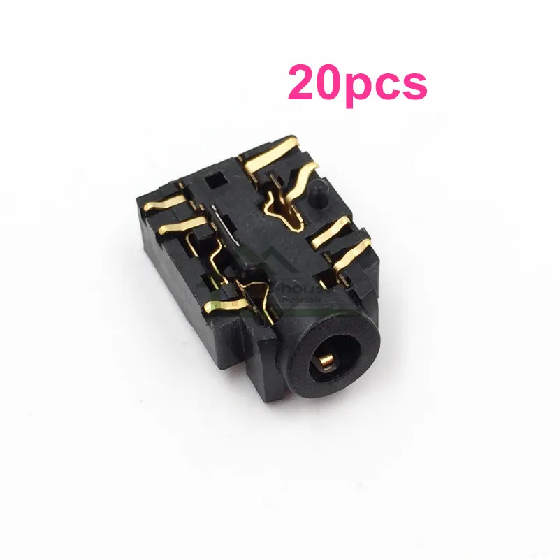 20pcs 3.5mm Headset Jack Headphone Plug Port Socket Replacement for