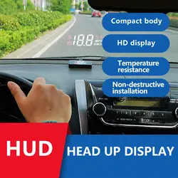 Универсальный A100 автомобилей Head Up Дисплей OBD2 II EUOBD Overspeed Предупреждение Системы проектор лобовое стекло авто электронный Напряжение