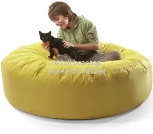 

Cover only No Filler-yellow round island bean bag chair, outdoor sofa cover ,hug pets chair, sofa beanbag