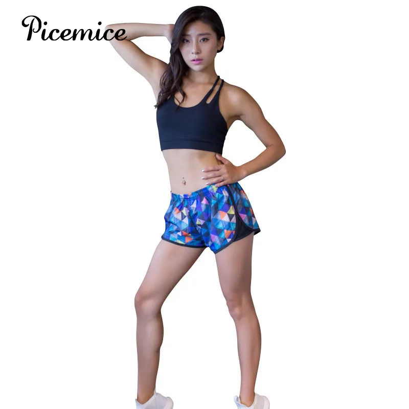 Picemice сексуальные камуфляжные шорты для йоги женские дышащие накладные спортивные шорты для спортзала быстросохнущие тренировочные шорты