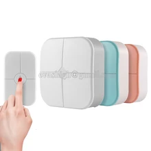 Домашний Беспроводной светодиодный умный дверной звонок 36 мелодий колокольчики 300 м дальний цифровой пульт дистанционного управления Водонепроницаемый Электронный Дверной Звонок