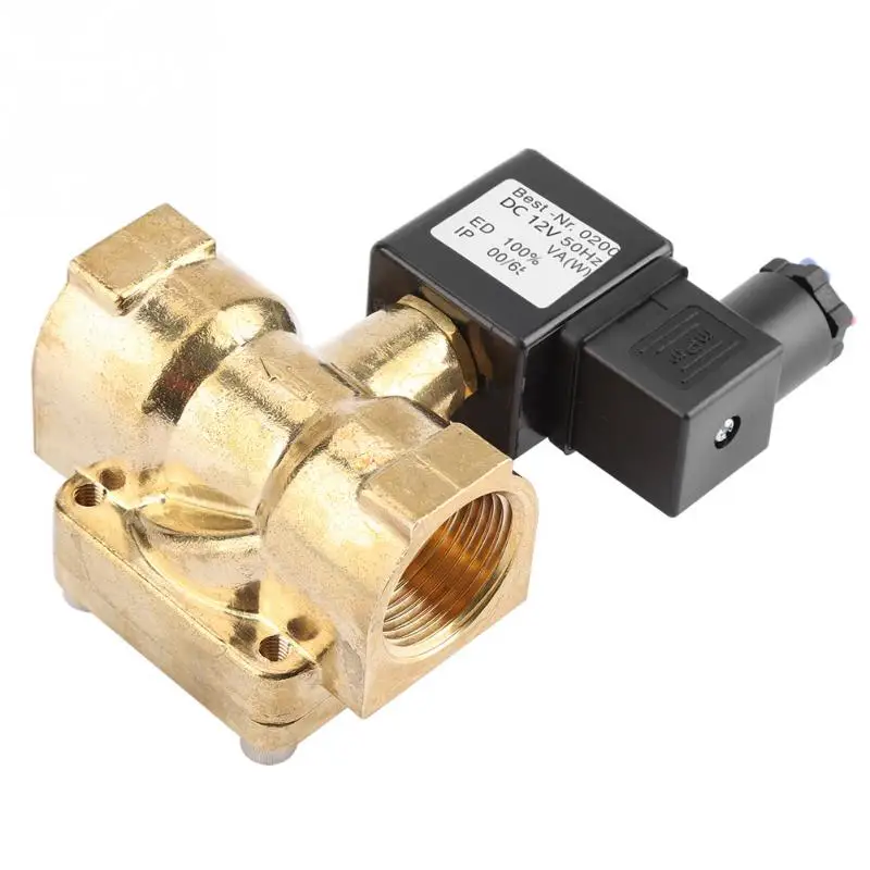 1 шт. электромагнитный клапан 12VDC/24/AC110V/220 V G1 1.6MPA 2 Way N/C мембранный Электрический