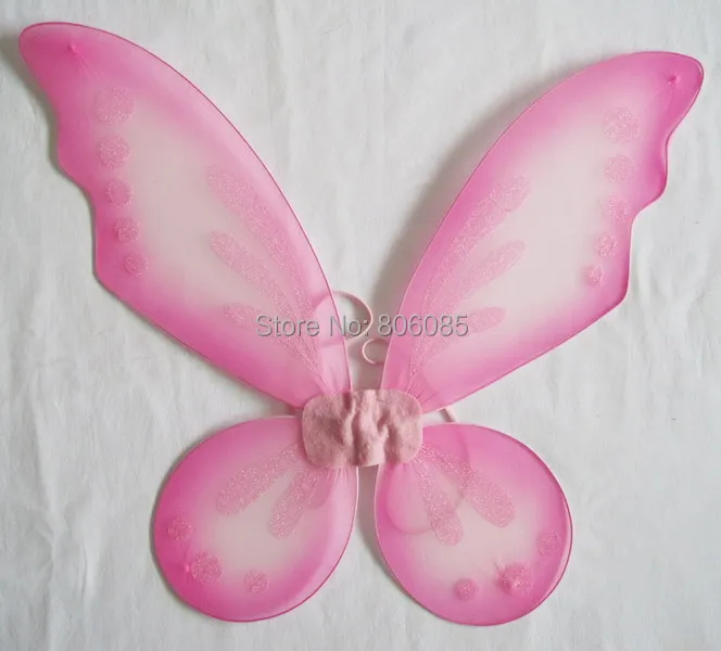 

Pixie Fairy Pink Wings Butterfly nylon wings holiday wings 19"X20"