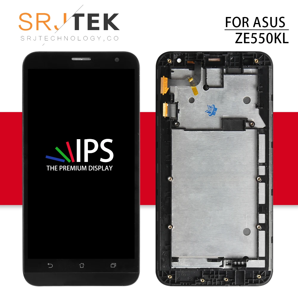 

For Asus ZenFone 2 Laser ZE550KL LCD with Touch Screen Digitizer Assembly With Frame 5.5'' Z00LD ZE550KL Display TouchScreen