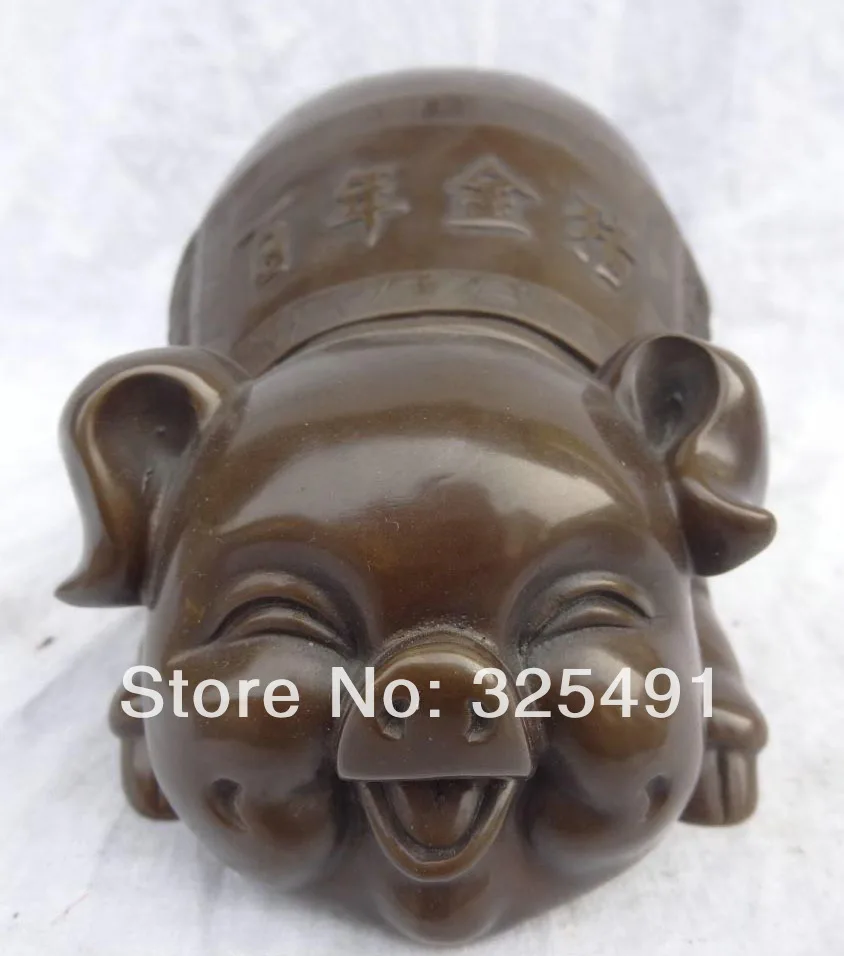 

14" Chinese Zodiac Bronze Wealth Fierce Tiger Statue Animals Sculpture Figurine FREE Shipping