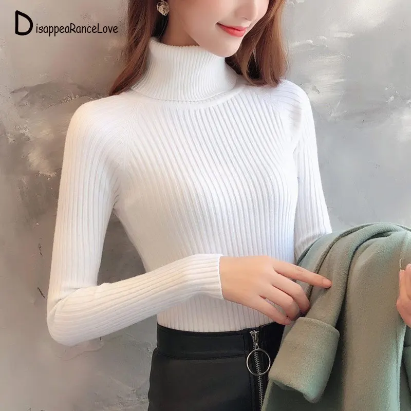 2019 Autunm Winter Hot Sales New pattern Women Knitted Cashmere turtleneck Sweater Female Turtleneck collar Pullover Pull Femme 2019 Autunm Winter Hot Sales New pattern Women Knitted Cashmere turtleneck Sweater Female Turtleneck collar Pullover Pull Femme
