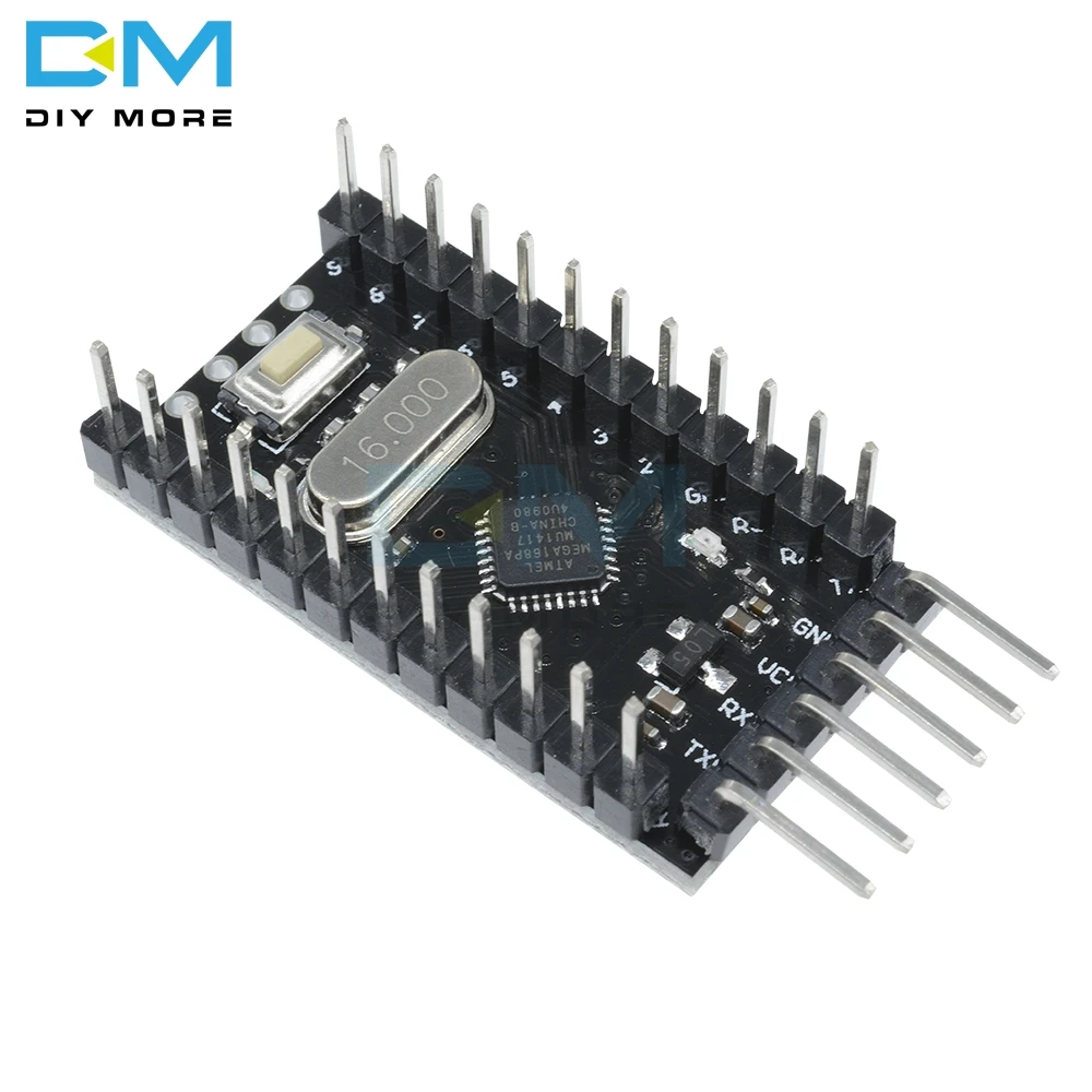 ATMEGA168P Pro Mini ATMEGA168 16MHz płyta bootloadera dla Arduino 5V 16M mikrokontroler mikro moduł sterujący wymienić Atmega328p ATMEGA168P Pro Mini ATMEGA168 16MHz płyta bootloadera dla Arduino 5V 16M mikrokontroler mikro moduł sterujący wymienić Atmega328p