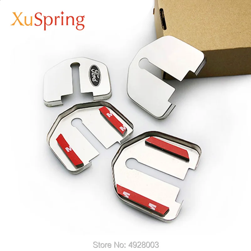 

Car Door Lock Cover Protective Caps Case Styling For Ford Kuga Focus Mustang Explorer Mondeo Edge Taurus F150