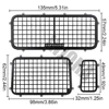 INJORA-Malla Protectora para ventana estereoscópica de Metal para coche, trepador de control remoto, Traxxas, TRX-4, TRX4 Defender, 5 uds. ► Foto 2/6